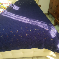 Coperta fatta a mano a uncinetto
