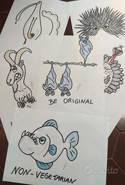 Vignette originali autografate 