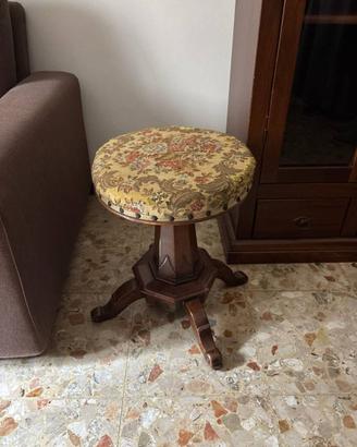 Sedia da pianoforte vintage