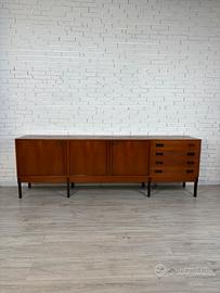 Sideboard XL di modernariato anni ’60 in teak