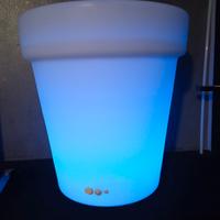 Vaso plastica resistente 