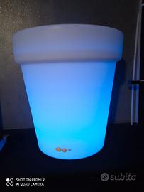 Vaso plastica resistente 