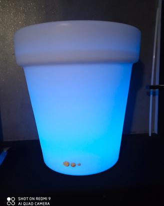 Vaso plastica resistente 