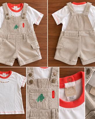 Completo Chicco bimbo 12 mesi – salopette e maglie