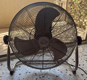 Ventilatore a terra / pavimento DCG cromato