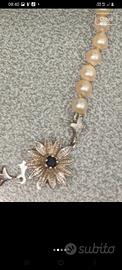 collana perle giapponesi  chiusura oro 18k  