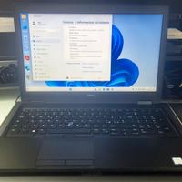 Dell E5580 i5 - 8gb ram - 256gb ssd - Win11Pro