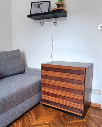 Cassettiera Modernariato in legno, Torino