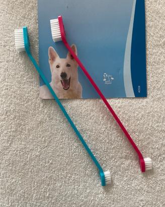 Spazzolino denti per cani lungo 22 cm