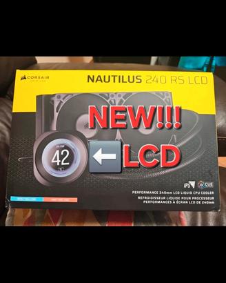 Dissipatore a liquido CORSAIR NAUTILUS 240 RS LCD