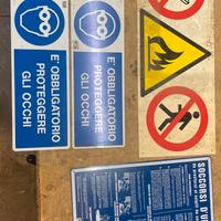 Cartelli segnaletica antinfortunistica