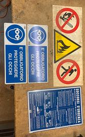 Cartelli segnaletica antinfortunistica