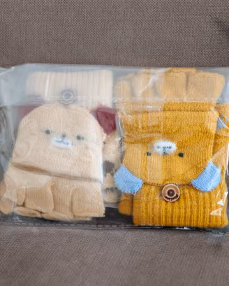 NUOVI Guanti per Bambini 3-6 Anni