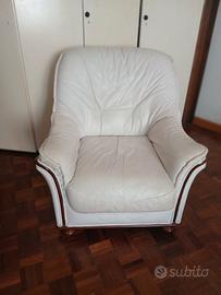 poltrona in pelle