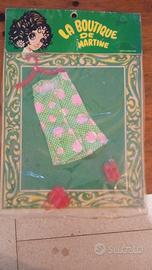 vestito per bambola vintage con accessori