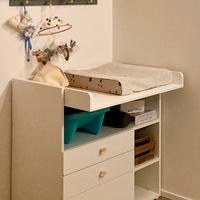 Fasciatoio Ikea SMÅSTAD con pomelli a nuvoletta