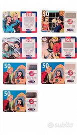 Lotto 7 schede Tim tacs 50 Flash Gordon 1999