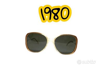 ITALIANLINE Occhiali da Sole Donna Vintage Anni 80