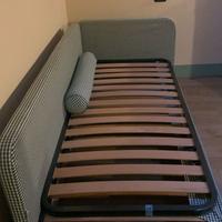 Letto singolo imbottito