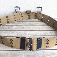 Cinturone kaki vintage anni '70/80 Btg. San Marco