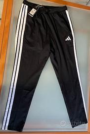 Adidas 3 Stripes Pantalone Tuta Nero L (Nuovo!)