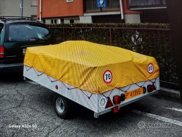 Carrello tenda con veranda - carrello rimorchio