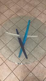 Tavolino in cristallo e vetro di Murano