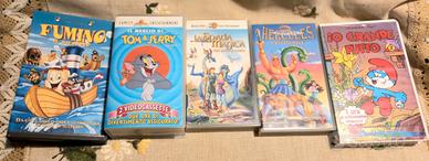 5 VHS cartoni animati fine anni 90  Originali