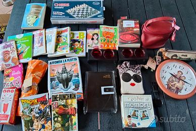 Giochi di società, dvd, manga e altro