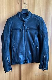 Giacca moto in pelle vintage Stud Revolver Wheelup