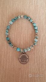 Bracciale Turchese con ciondolo,argento,Kidult 