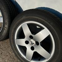Ruote complete originali Peugeot 207- cerchi 15
