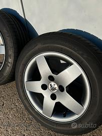 Ruote complete originali Peugeot 207- cerchi 15