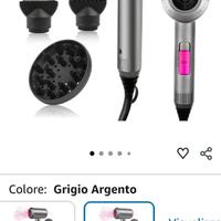 Asciugacapelli agli ioni di litio, 2000 W