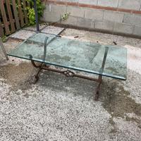 Tavolino soggiorno in ferro battuto