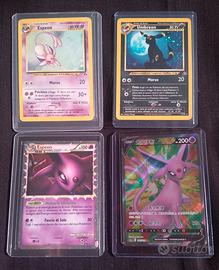 Lotto carte umbreon, espeon-leggi descrizione