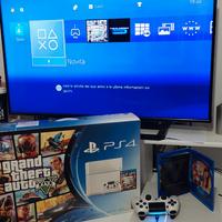 PS4 Fat bianca 500GB + GTA V