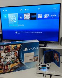 PS4 Fat bianca 500GB + GTA V