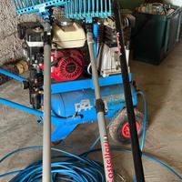 Motocompressore, tubo, abbacchiatore, aste