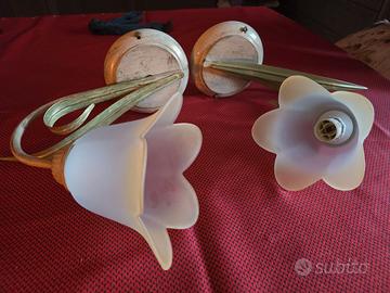 2 Applique da muro, artigianato toscano