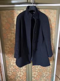 Cappotto Donna Nero  in Misto Lana e Cashmere