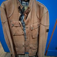 Giaccone in pelle Belstaff anni 90