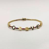 Bracciale oro 18 kt multicolor (D)