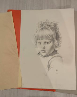 Raro Ritratto Artistico Vintage (1985) - Vestro