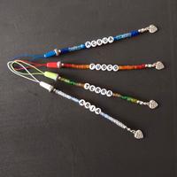 laccetti per cellulare con perline e accessori