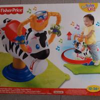 Zebra saltella e gira Fisher price