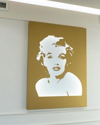 Quadro Decorativo Marilyn Monroe XXL - Oro