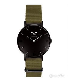 BARBOSA OROLOGIO NERO dm. 36,5 NATO VERDE BLACK