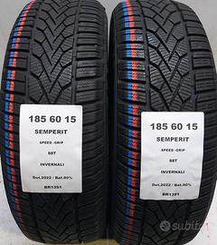 2 GOMME 185 60 15 SEMPERIT BR1391