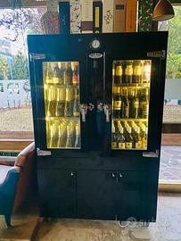 Frigo vetrina cantinetta stile vintage